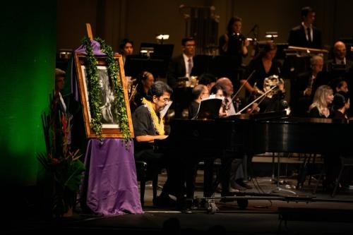 With the Hawaiʻi Symphony Orchestra